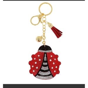 Lady Bug Rhinestone Keychain/Purse Charm